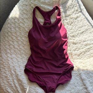 TYR Women's One Piece Swimsuit in Rich Plum XL